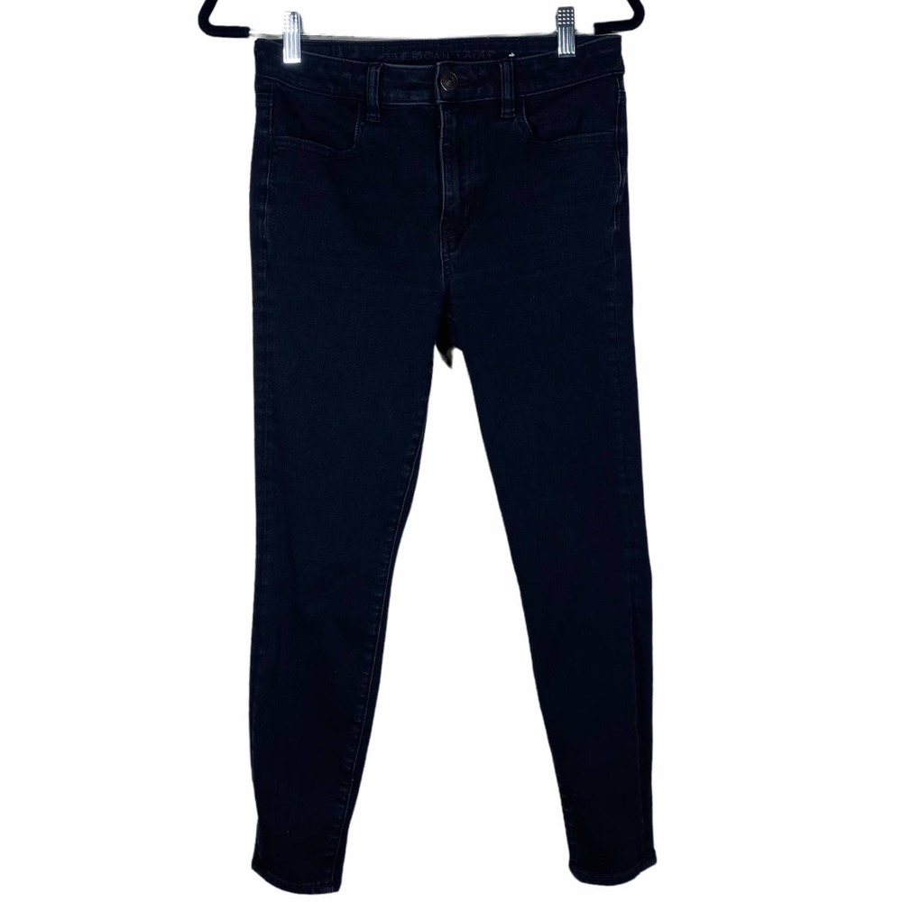 American eagle Black skinny jeans sz 6 short